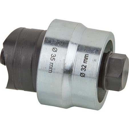 Emporte piece double pour robinet 32+35 mm