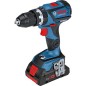 Perceuse a percussion sans fil BOSCH GSB 18V-60 18V avec 2x batteries ProCORE 4,0 et chargeur