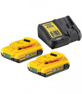 Kit batterie Dewalt 18V/2,0Ah avec chargeur DCB 115