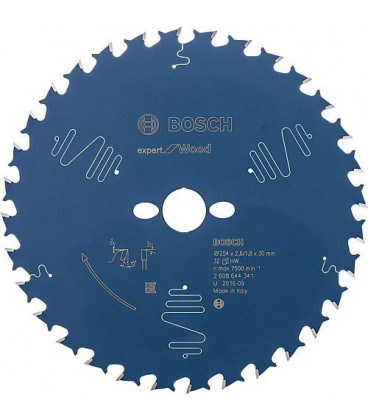 Scie circulaire BOSCH D : 254x30mm 32 dents pour scier le bois