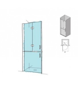 Paroi de douche PMR