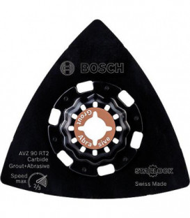 Patin poncage BOSCH® AVZ 90 RT2 Carbide grains 20 emb. : 1 piece