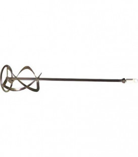 Agitateur de mortier filetage M14 x 160mm jaune chrome avec bague