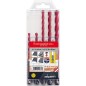 Kit foret multifonction ALPEN Profi Multicut, 5 pcs avec tige SDS-Plus courte, boite plastique