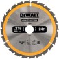 Lame de scie circulaire diam. 216 x 30 mm +24 dents alternes convient pour DeWalt DWS773