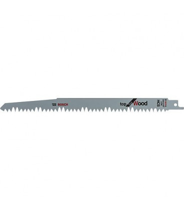 Lames de scie sabre BOSCH S1531L, L : 240mm, 5 pieces, pour coupe rapide du bois