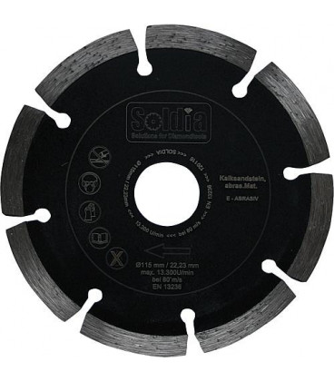 disque diamant universel E-Abrasive Diam 115x22,23 mm