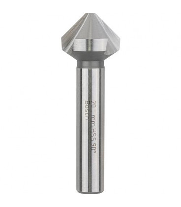 Fraise conique BOSCH D :  25,0mm et 10m tige