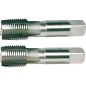Set de tarauds manuels G 3/8" 2 pieces