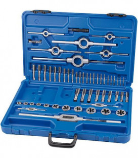 Jeu de taraudage HSSG avec taraud a main M3-M20 en mallette plastique