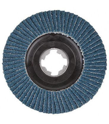 Disque abrasif a lamelles BOSCH coude avec insert X-Lock diam. 115mm K40