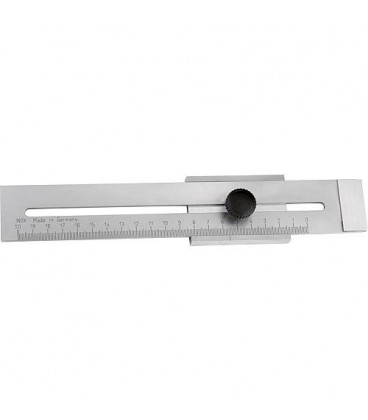 Regle de tracage, plate, inoxydable Longueur 200 mm