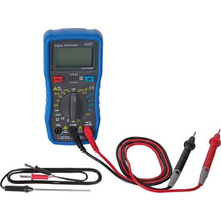 Multimetre VS 39 T avec cable de mesure et sonde de temperature