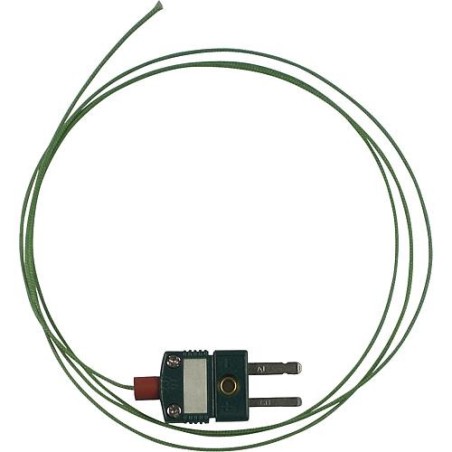 Sonde thermocouple isole avec fibre de verre