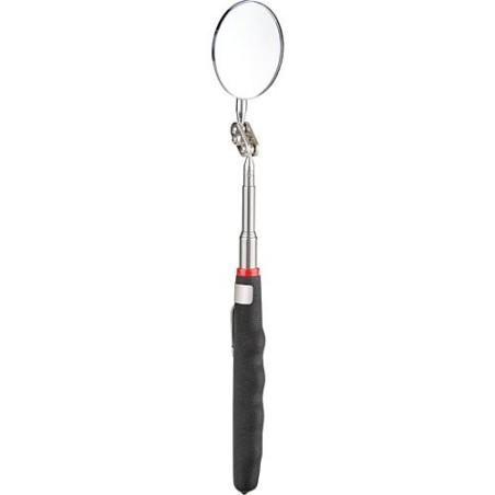 Miroir télescopique extensible et réglable dans tous les sens