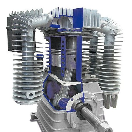 Compresseur AEROTEC 1100 - 500 PRO AK 50 avec reservoir 500 litres