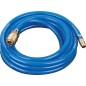 Flexible pneumatique avec raccords (Accouplement et douille a enficher) L : 10 m/9x13mm/15 bars, bleu