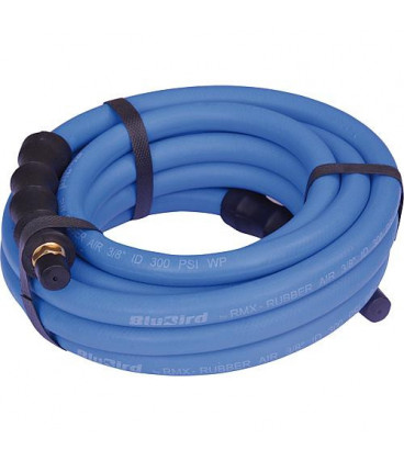 Tuyau à air comprimé FLEXTREM BLUBIRD diam. 6,0 x 12,0mm longueur 20m + DN8(1/4") femelle