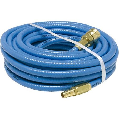 Tuyau a air comprime avec robinetterie "Super Nobelair Soft", 9,0 x 14,5 mm, 10 m