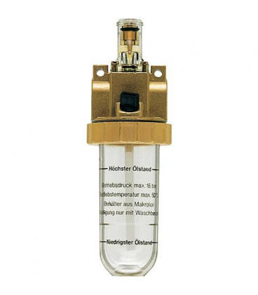 Druckluft-Nebelöler Raccord G1/4 + G3/8 Debit 1.160 l/min