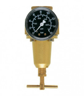 Pressostat pneumatique G1/4 + G3/8 Plage de reglage/bareme 0,5 - 10/16 Debit 1.000 l/min