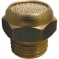 Silencieux en bronze fritte version plate avec ecrou six pans G 1/2