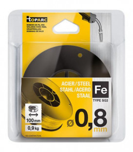 Bobine de fil G3Si1 diam. 0,8 D200/5 kg acier