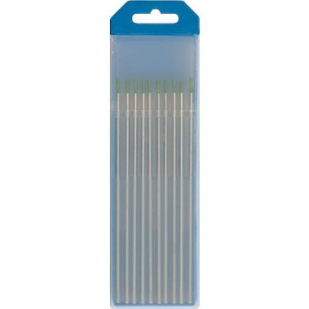 Electrode Wolf diam. 3,2 mm vert, emballage  :  10 Pieces