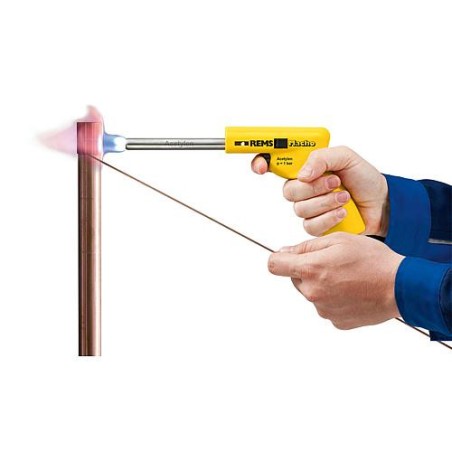 Rems Macho Pistolet a souder Pistolet manuel pour brasage fort et brasage pour tube jusqu'a 64 mm