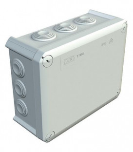 Boite de derivation Thermoplast 7xM25 + 5x M32, IP 66 Type T 160, gris clair / 1 pc