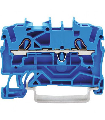 Borne de passage 2002 0,25 - 2,5 (4) mm² 2 conducteurs, bleu / 100 pcs