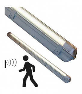 LED Luminaire étanche 60 cm 1x 7,5W 1100lm 4000k IP65 IK08 avec detect. mouvement