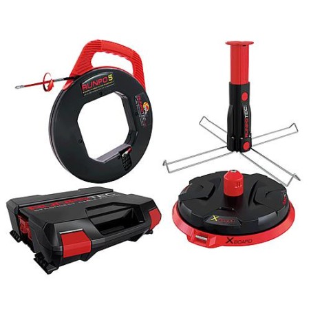 Derouleur cable kit-Runpotec XB 300 avec broche multifonct. et Runpo 5 en mallette systeme