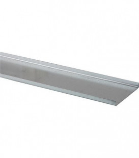 Couvercle 100x2000mm non perfore, zingué UE :  5 pieces