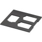 Platine de montage données techniques pour 45 traces, noir