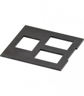 Platine de montage données techniques, 19,4x14,8mm noir