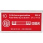 Fusible p courant faible 2 A a action instantanee 1 sachet de 10 pcs, 6,3x32mm