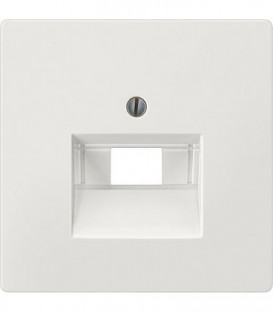 Plaque de recouvrement pour boite de raccordement UAE blanc titan Peut etre coupee 68x68mm 1pc BG