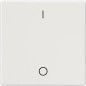 Interrupteur a bascule avec symbole I/0 Blanc electrique / 55 mm x 55 mm Type de protection IP20 / 1pc