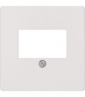 Plaque de recouvrement pour dose TAE blanc titan type de protection IP20 BG 1 pc