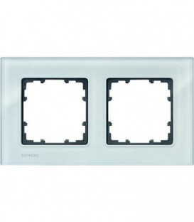 Cadre dim 90 mm, verre 2 compartiments, 161 mm x 90 mm Vert cristal / 1 pc