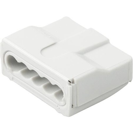 Borne a enficher 5 poles empilable, 1 mm² - 2,5 mm² 100 pieces