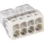 borne de connexion pour boitiers type 2273 - 3 conducteurs orange 2273-203 - emballage 100 pcs
