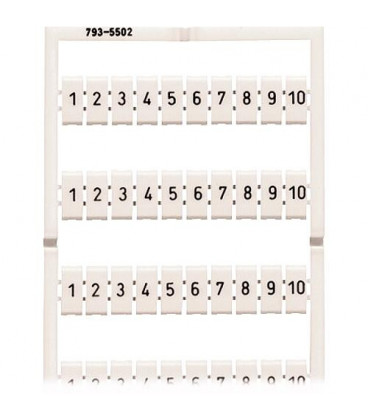 Systeme de marquage multiple 1 a 10 5 - 5,2 mm / 5 cartes