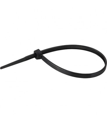 Collier resistant a la chaleur 200 x 4,8mm, noir 1 paquet de 100 pieces