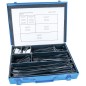 Malette de cable de liaison et socle noir 335x240x50mm