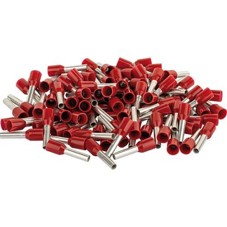 Embout isole 1,5 x 14 rouge 1 sachet de 100 pcs