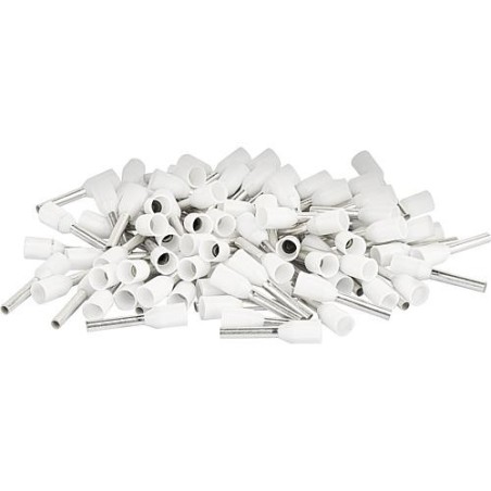 Embout isole 0,75 x 14 blanc 1 sachet de 100 pcs