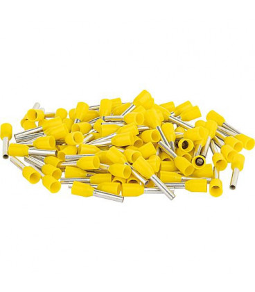 Embout isole 1,0 x 14 jaune 1 sachet de 100 pcs