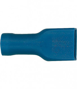 Manchon connecteur plat semi-isole 1,25 mm², 4,8 x 0,8 mm couleur rouge, emballage  :  100 pcs